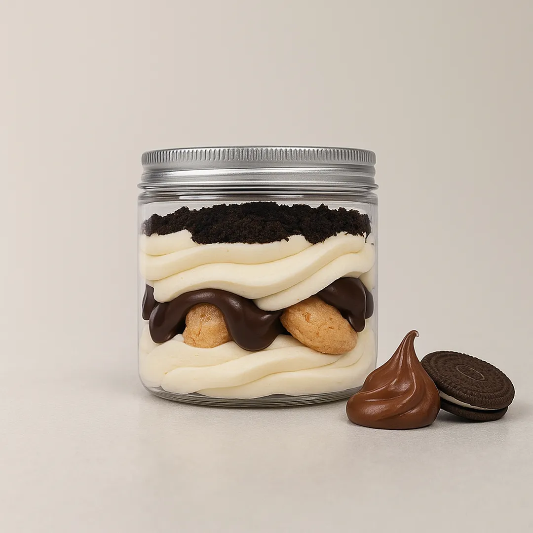 Tiramisu Oreo Nutella — mascarpone crémeuse, café léger, cacao, biscuits Oreo croquants, pâte à tartiner Nutella, dessert italien revisité et gourmand — Krousty Sabaïdi.