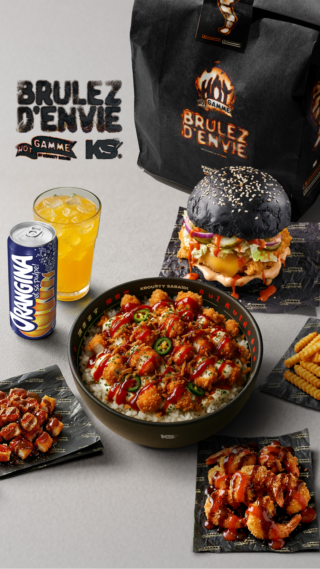 Assortiment de plats asiatiques Krousty Sabaïdi : nouilles au bœuf, crevettes et légumes.